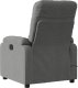 vidaXL Rozkładany fotel masujący, ciemnoszary, obity mikrofibrą 4