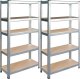 Humberg Regał metalowy magazynowy zestaw 2 szt 180 x 90 x 40 cm Humberg HR-812 1