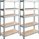 Humberg Regał metalowy magazynowy zestaw 2 szt 180 x 90 x 40 cm Humberg HR-812 13