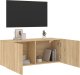 vidaXL Szafka pod telewizor, ścienna, dąb sonoma, 100x30x41 cm 4