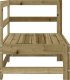 vidaXL vidaXL Ogrodowa sofa narożna, impregnowane drewno sosnowe 2