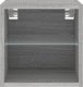 vidaXL vidaXL Ścienna szafka TV z LED, szary dąb sonoma, 30x28,5x30 cm 7