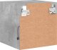 vidaXL vidaXL Ścienna szafka TV z LED, szarość betonu, 30x28,5x30 cm 9