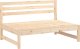 vidaXL Sofa środkowa do ogrodu, 120x80 cm, lite drewno sosnowe 1