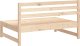 vidaXL Sofa środkowa do ogrodu, 120x80 cm, lite drewno sosnowe 4
