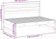 vidaXL Sofa środkowa do ogrodu, 120x80 cm, lite drewno sosnowe 6