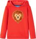 vidaXL Bluza dziecięca z kapturem, czerwona, 116 1