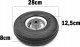 Geko Koło do wózka 3.50-4 20mm - dł.piasty 70mm (G71102) (10) 4