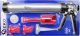 Geko Wyciskacz aluminiowy do mas szpachlowych + końcówki (10) 5