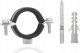 Geko Obejma metalowa z gumą do rur 5/4" 38-43mm (100) 2