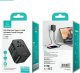 Ładowarka Usams USAMS Adapter siec 1xUSB+2xUSB-C T62 65W 4w1 US/AU/EU/UK czarny/black CC199TC01 (US-CC199) Univesal Travel Charger 8