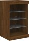vidaXL vidaXL Szafka z oświetleniem LED, brązowy dąb, 41x37x67 cm 3