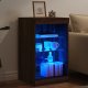 vidaXL vidaXL Szafka z oświetleniem LED, brązowy dąb, 41x37x67 cm 4