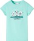 vidaXL Koszulka dziecięca z nadrukiem piesków, jasna mięta, 116 1