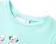 vidaXL Koszulka dziecięca z nadrukiem piesków, jasna mięta, 116 3