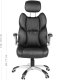 Krzesło biurowe Songmics Krzesło Biurowe Racing Czarne Obg65bk 11