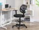 Krzesło biurowe Songmics Krzesło Biurowe Ergonomiczny Stołek Roboczy Z Podłokietnikami Wysokość Siedziska 55-75 Cm Wysokie Krzesło Robocze Z Regulowanym 1