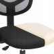 Krzesło biurowe Songmics Krzesło Biurowe Ergonomiczny Stołek Roboczy Z Podłokietnikami Wysokość Siedziska 55-75 Cm Wysokie Krzesło Robocze Z Regulowanym 4
