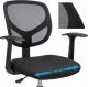 Krzesło biurowe Songmics Krzesło Biurowe Ergonomiczny Stołek Roboczy Z Podłokietnikami Wysokość Siedziska 55-75 Cm Wysokie Krzesło Robocze Z Regulowanym 5