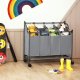 Kosz na pranie Songmics Sortownik Na Pranie Na Kółkach, Kosz Na Pranie Z 4 Wyjmowanymi Workami, Kosz Na Pranie, Wózek Na Pranie, Do Pralni, Sypialni, Ła 5