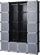 Songmics Szafa Z 2 Drążkami Na Ubrania 180 X 145 X 37 Cm Czarna, Schwarz, 143 X 178 X 36 Cm 1