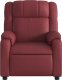 vidaXL vidaXL Rozkładany fotel masujący, elektryczny, bordowy, sztuczna skóra 9