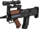 Ramiz Klocki konstrukcyjne 1504 el. Karabin Groza Rifle dla dzieci 14+ Funkcja Strzelania + Silnik L-motor Pro 2