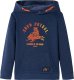 vidaXL Bluza dziecięca z kapturem, granatowy melanż i pomarańcz, 116 1