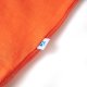vidaXL Koszulka dziecięca z krótkimi rękawami, ciemnopomarańczowa, 128 5