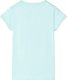 vidaXL Koszulka dziecięca z krótkimi rękawami, jasny błękit, 128 2