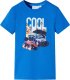 vidaXL Koszulka dziecięca z krótkimi rękawami, samochody, niebieska, 104 1