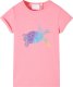 vidaXL Koszulka dziecięca z żółwiem, jaskraworóżowa, 140 1