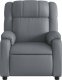 vidaXL Rozkładany fotel masujący, elektryczny, szary, sztuczna skóra 9