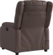 vidaXL Rozkładany fotel masujący, elektryczny, brązowy, sztuczna skóra 4