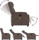 vidaXL Rozkładany fotel masujący, elektryczny, brązowy, sztuczna skóra 6