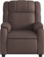 vidaXL Rozkładany fotel masujący, elektryczny, brązowy, sztuczna skóra 8