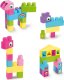 Wader KLOCKI BIG BLOCKS PINK 26 el. + NAKLEJKI WADER 41590 2