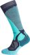 Bridgedale Skarpety narciarskie damskie Bridgedale Ski Mid Merino E Pattern - dark denim/aqua 38 - 40 2