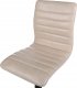 Beliani Zestaw 2 hokerów barowych regulowanych jasnobeżowy LUCERNE II 7