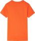 vidaXL Koszulka dziecięca, ciemnopomarańczowa, 128 2