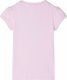 vidaXL Koszulka dziecięca, jasnoróżowa, 128 2