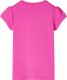 vidaXL Koszulka dziecięca, półrękawki, ciemny róż, 140 2
