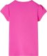 vidaXL Koszulka dziecięca, półrękawki, ciemny róż, 128 2