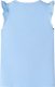 vidaXL Koszulka dziecięca, z falbankami, jasnoniebieska, 104 2