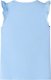 vidaXL Koszulka dziecięca, z falbankami, jasnoniebieska, 140 2