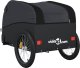 vidaXL Przyczepka rowerowa, czarna, 45 kg, żelazo 8