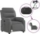 vidaXL Rozkładany fotel masujący, elektryczny, ciemnoszary, tkanina 5
