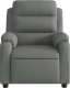 vidaXL Rozkładany fotel masujący, elektryczny, ciemnoszary, tkanina 8