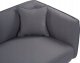 Beliani Szezlong boucle prawostronny ciemnoszary CHEVANNES 7