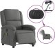 vidaXL Rozkładany fotel masujący, elektryczny, ciemnoszary, tkanina 5